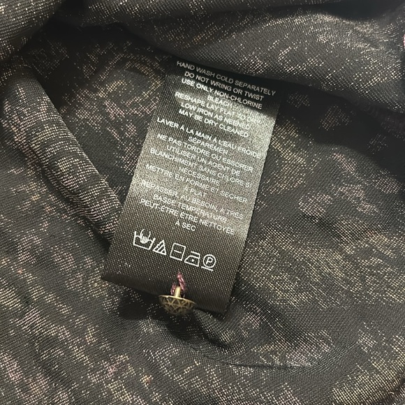 Anthropologie Puff-Sleeve Velour Peasant Paisley Blouse - Picture 12 of 13